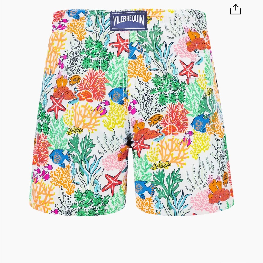Brand New With Tags Vilebrequin Men's Swim Shorts Fonds Marins Multicolores S XL